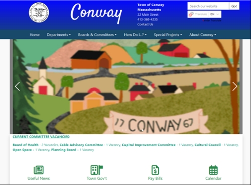 town of conway website