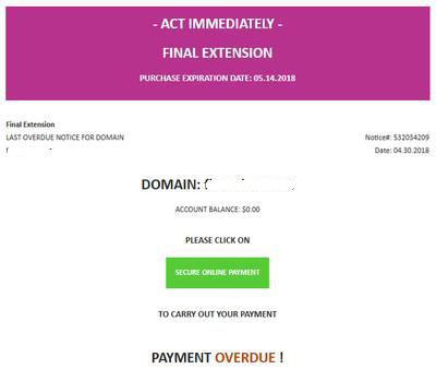another domain scammer